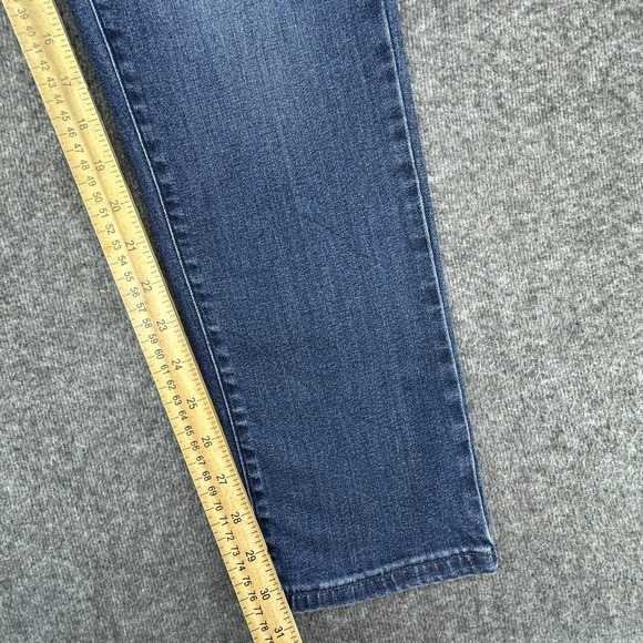 J.Jill Denim Authentic Fit Slim Ankle Jeans Women's 12 Tall Blue Stretch - Picture 4 of 8